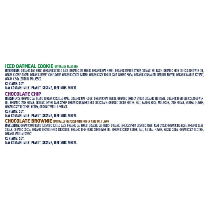 Clif Kid ZBar Organic Granola Bar, Variety Pack, 1.27 oz, 36-count