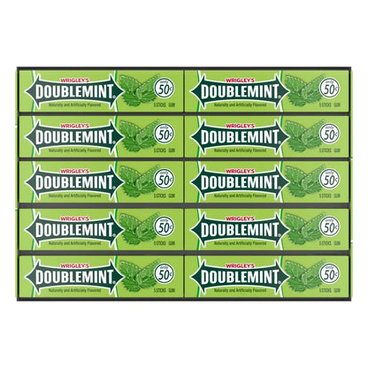 Wrigley's Doublemint Chewing Gum, 5-sticks, 40-count