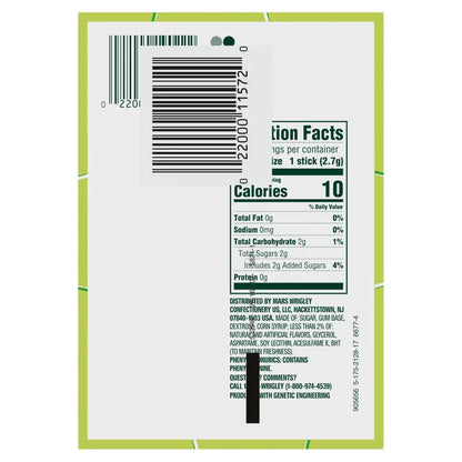 Wrigley's Doublemint Chewing Gum, 5-sticks, 40-count