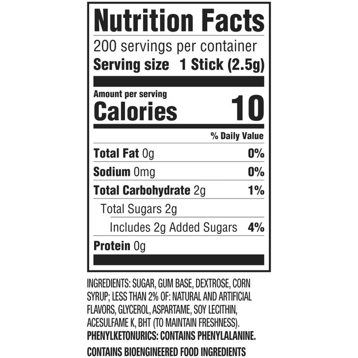 Wrigley's Doublemint Chewing Gum, 5-sticks, 40-count