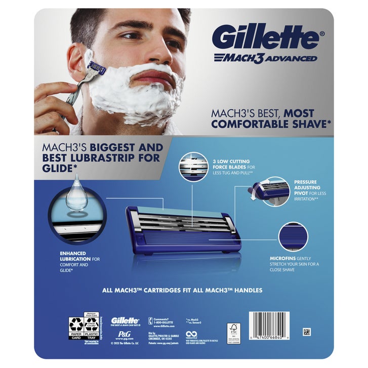 Gillette Mach3 Advanced Cartridge Refills, 20-count