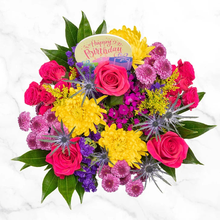 Bright and Beautiful Birthday Arrangement