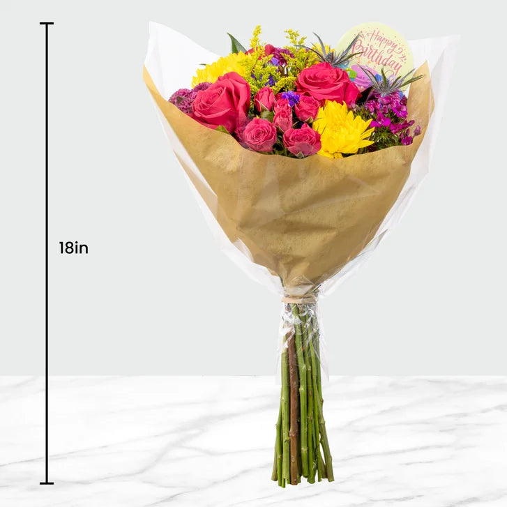 Bright and Beautiful Birthday Arrangement