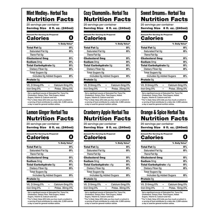 Bigelow Herbal Tea, Variety Pack, 168 bags