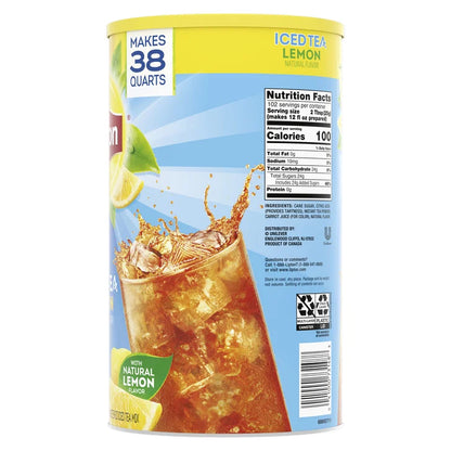 Lipton, Iced Tea Mix, Lemon, 5 lbs
