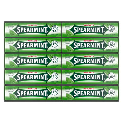 Wrigley's Spearmint Chewing Gum, 5-sticks, 40-count
