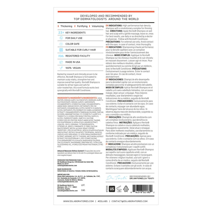 DS Laboratories Revita Hair Stimulating Shampoo (Anti-Hair Loss & Anti-Thinning)