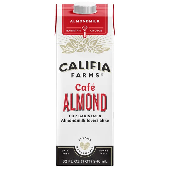 Califia Farms, Cafe Almond Milk, 32 oz, 6-count