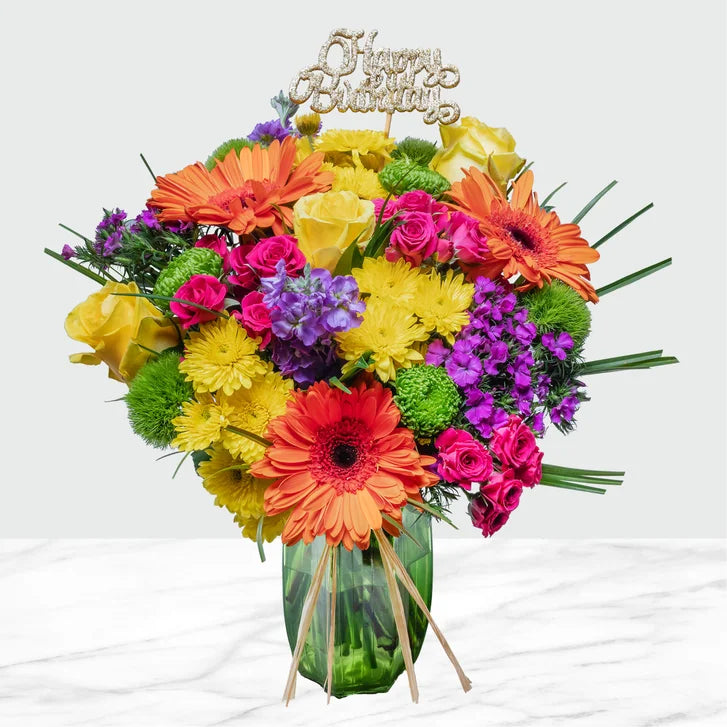Birthday Full of Happiness Floral Arrangement