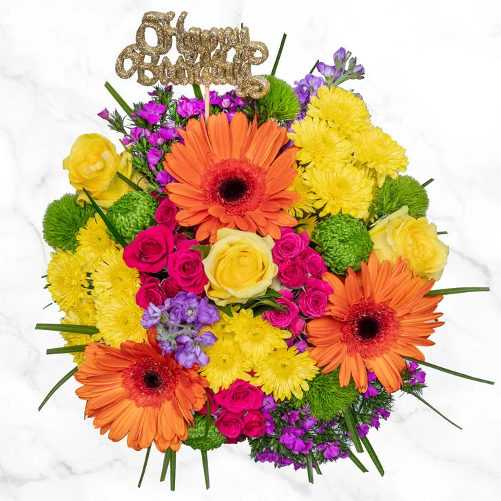 Birthday Full of Happiness Floral Arrangement