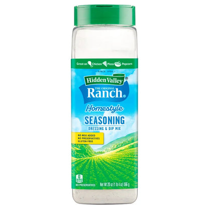 Hidden Valley Ranch Homestyle Seasoning, Dip and Salad Dressing Mix, 20 oz