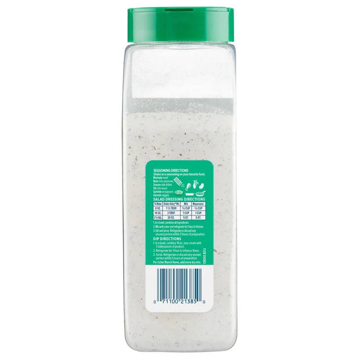 Hidden Valley Ranch Homestyle Seasoning, Dip and Salad Dressing Mix, 20 oz