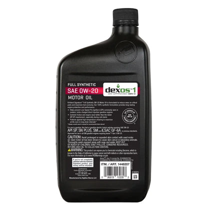 Kirkland Signature 1-Quart 0W20 & 5W20 Full Synthetic Motor Oil, 12-pack