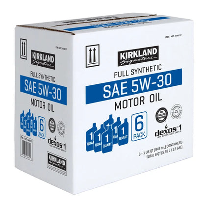 Kirkland Signature 1-Quart 5W20 & 5W30 Full Synthetic Motor Oil, 12-pack