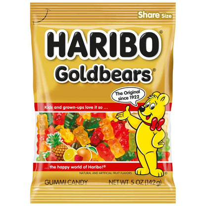 Haribo Goldbears Gummi Candy, 5 oz, 12-count