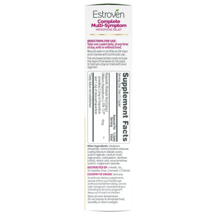 Estroven Complete Multi-Symptom Menopause Relief, 84 Caplets