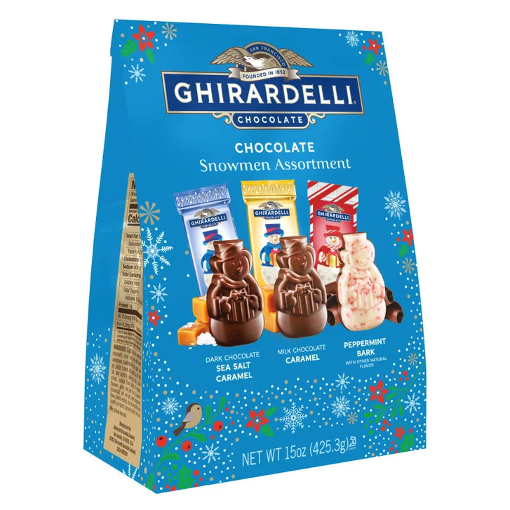 Ghirardelli Chocolate Snowman Assortment, 15 oz