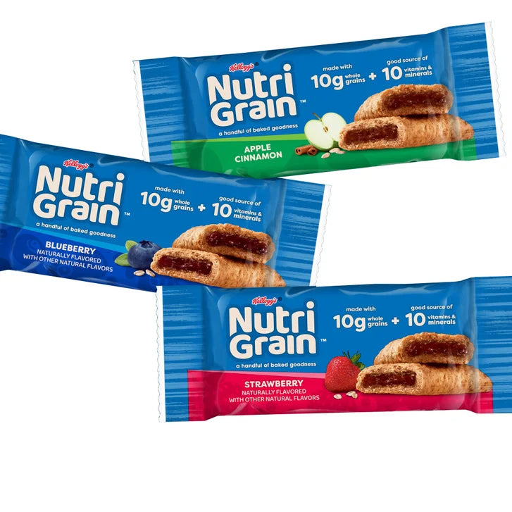 Kellogg's Nutri-Grain Soft Baked Breakfast Bars, 1.3 oz, 64-count