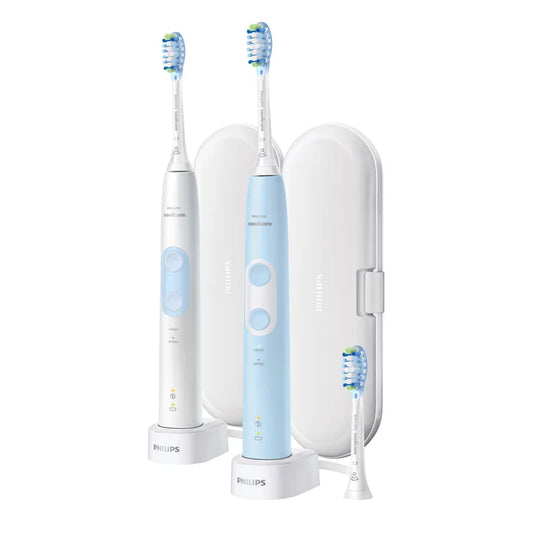 Philips Sonicare Optimal Clean Rechargeable Electric Toothbrush, 2-pack