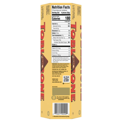 Toblerone Swiss Milk Chocolate Bar, 3.52 oz, 6-Count