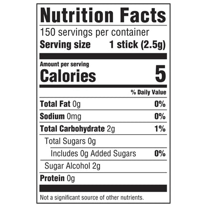Extra Sugar Free Chewing Gum, Spearmint, Slim Pack, 15 Sticks, 10-Count