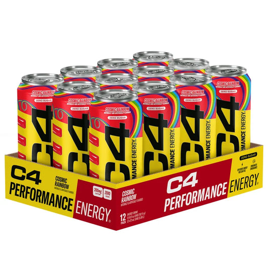 C4 Energy Drink, Cosmic Rainbow, 16 fl oz, 12-count