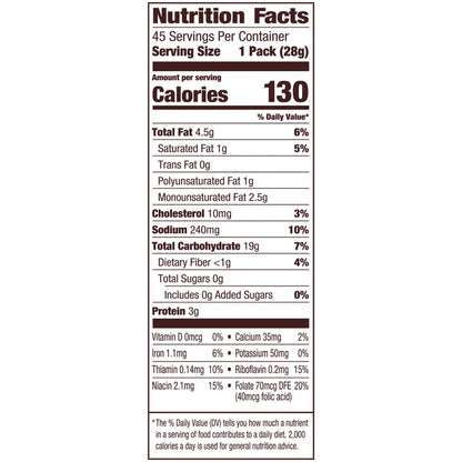 Goldfish Baked Snack Crackers, Cheddar, 1 oz, 45-count