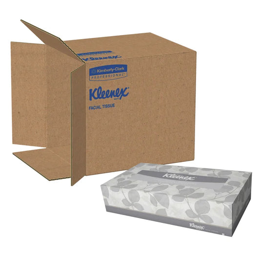 Kleenex Facial Tissue Convenience Case 2-ply, White, 12-count