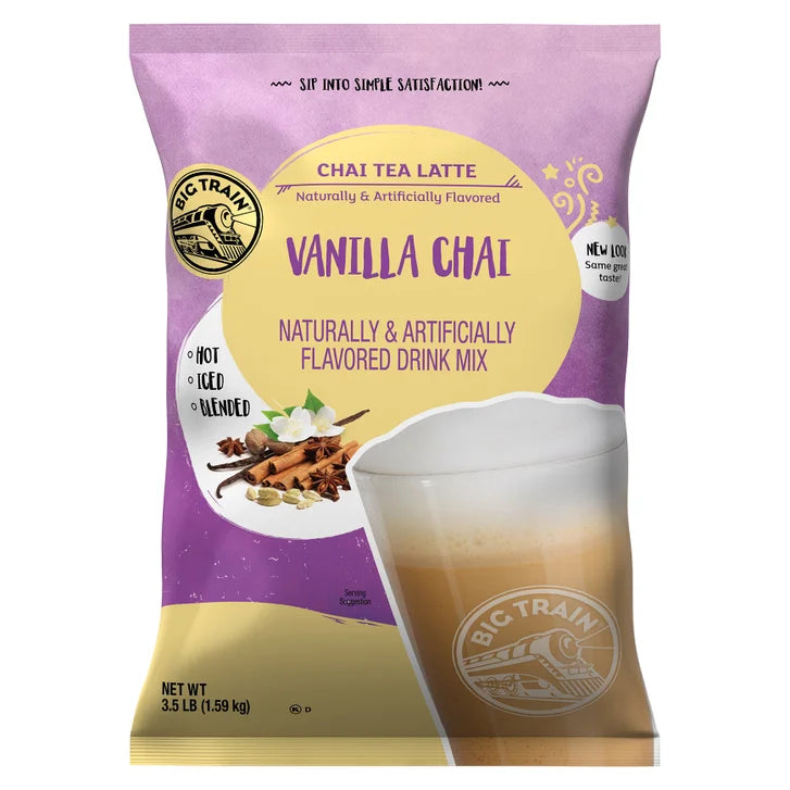 Big Train, Vanilla Chai Tea Drink Mix, 3.5 lbs