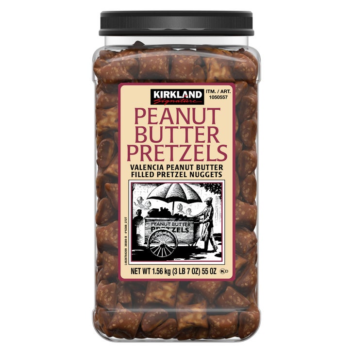 Kirkland Signature Peanut Butter Filled Pretzel Nuggets, 55 oz