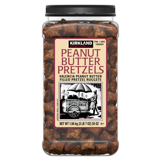 Kirkland Signature Peanut Butter Filled Pretzel Nuggets, 55 oz