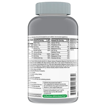 Centrum Silver Adults 50+ Multivitamin, 325 Tablets