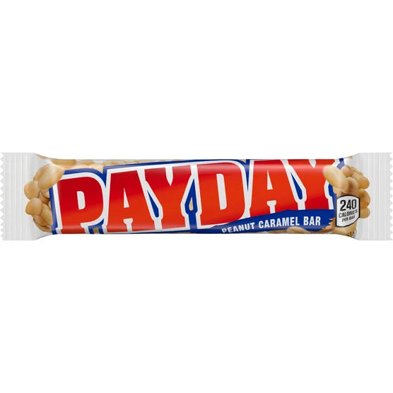 Payday Peanut Caramel Bar, 1.85 oz, 24-count
