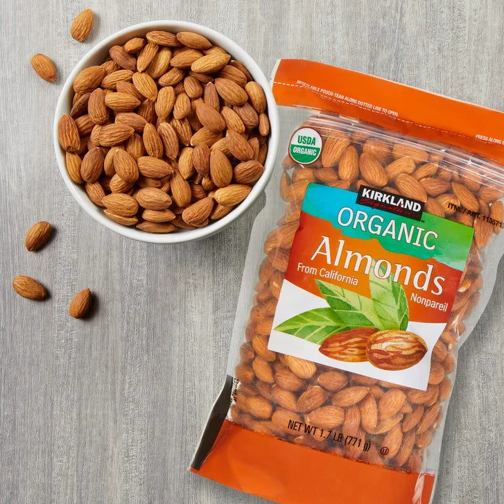 Kirkland Signature Organic Almonds, 1.7 lbs