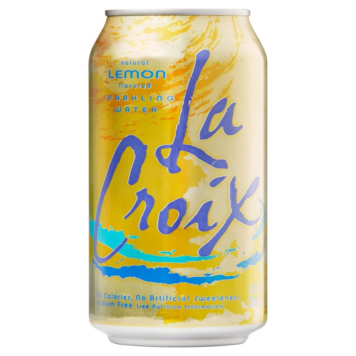 LaCroix Sparkling Water, Lemon, 12 fl oz, 24-count