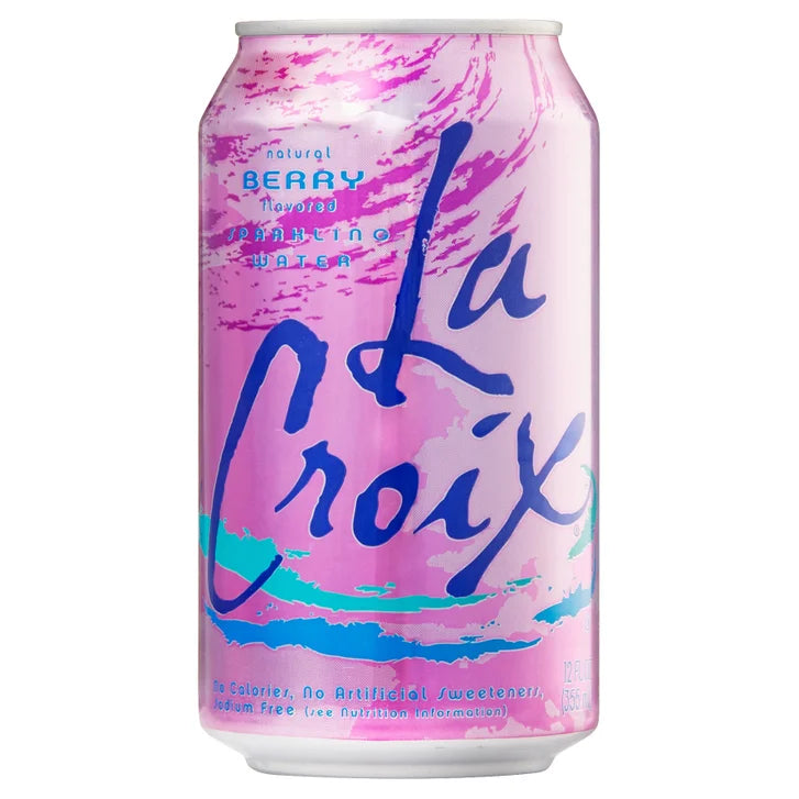 LaCroix Sparkling Water, Berry, 12 fl oz, 24-count