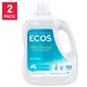 ECOS Liquid Laundry Detergent, Free & Clear, 210 Loads, 210 fl oz, 2-count