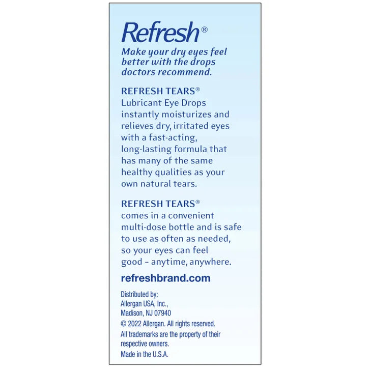 Refresh Tears Lubricant Eye Drops Multi-Pack