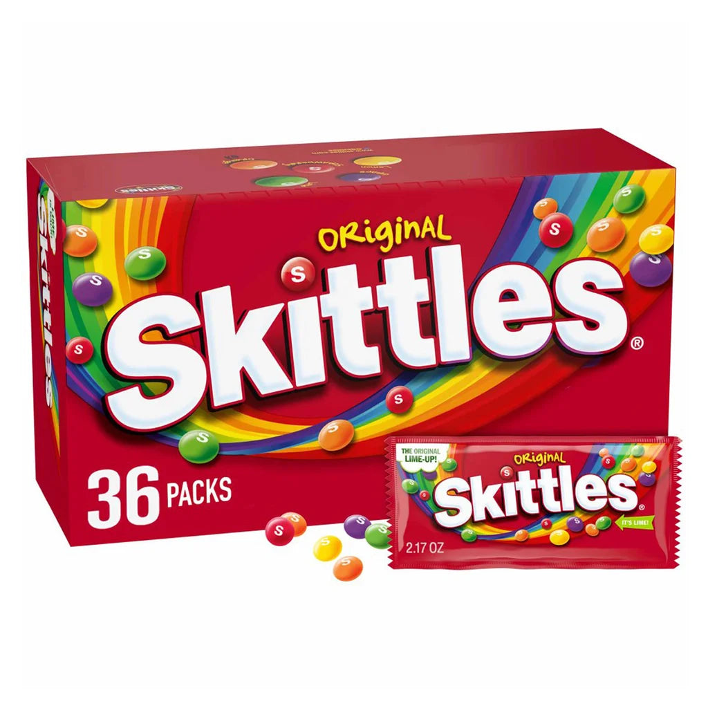 Skittles Bite Size Candy, 2.17 oz, 36-count