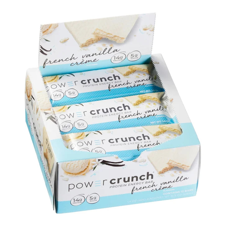 Power Crunch Protein Energy Bar, French Vanilla, 1.4 oz, 12-count