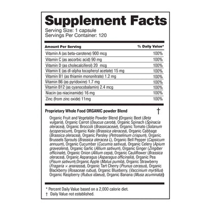 Feel Good Vita Fruits & Veggies, 120 Capsules