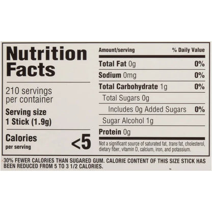 Trident Sugar Free Gum, Cinnamon, 14 Pieces, 15-count