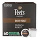 Peet's Coffee French Roast K-Cup Coffee Pods, 60-count