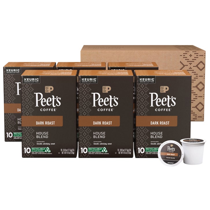 Peet's Coffee House Blend K-Cup Coffee Pods, 60-count