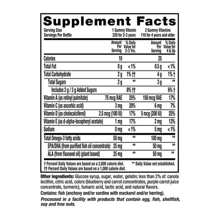 L’il Critters Omega-3 DHA, 220 Gummies