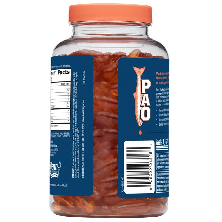Pure Alaska Omega Wild Salmon Oil 1000 mg., 210 Softgels