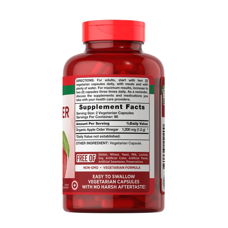 Nature's Truth Apple Cider Vinegar 1200 mg., 180 Capsules