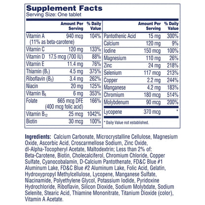 One A Day Men's 50+ Healthy Advantage Multivitamin, 300 Tablets