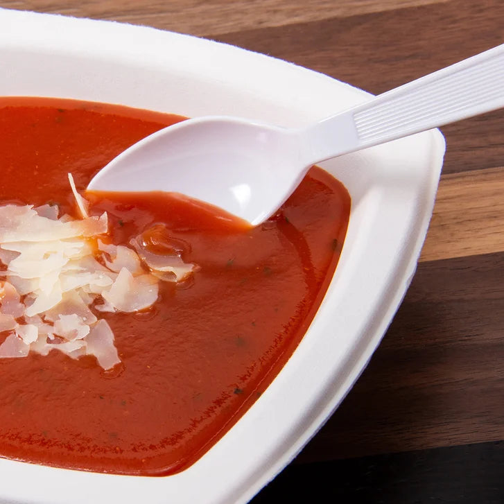 Solo Heavyweight Plastic Spoon, White, 500-count