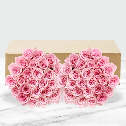 50-stem Light Pink Roses